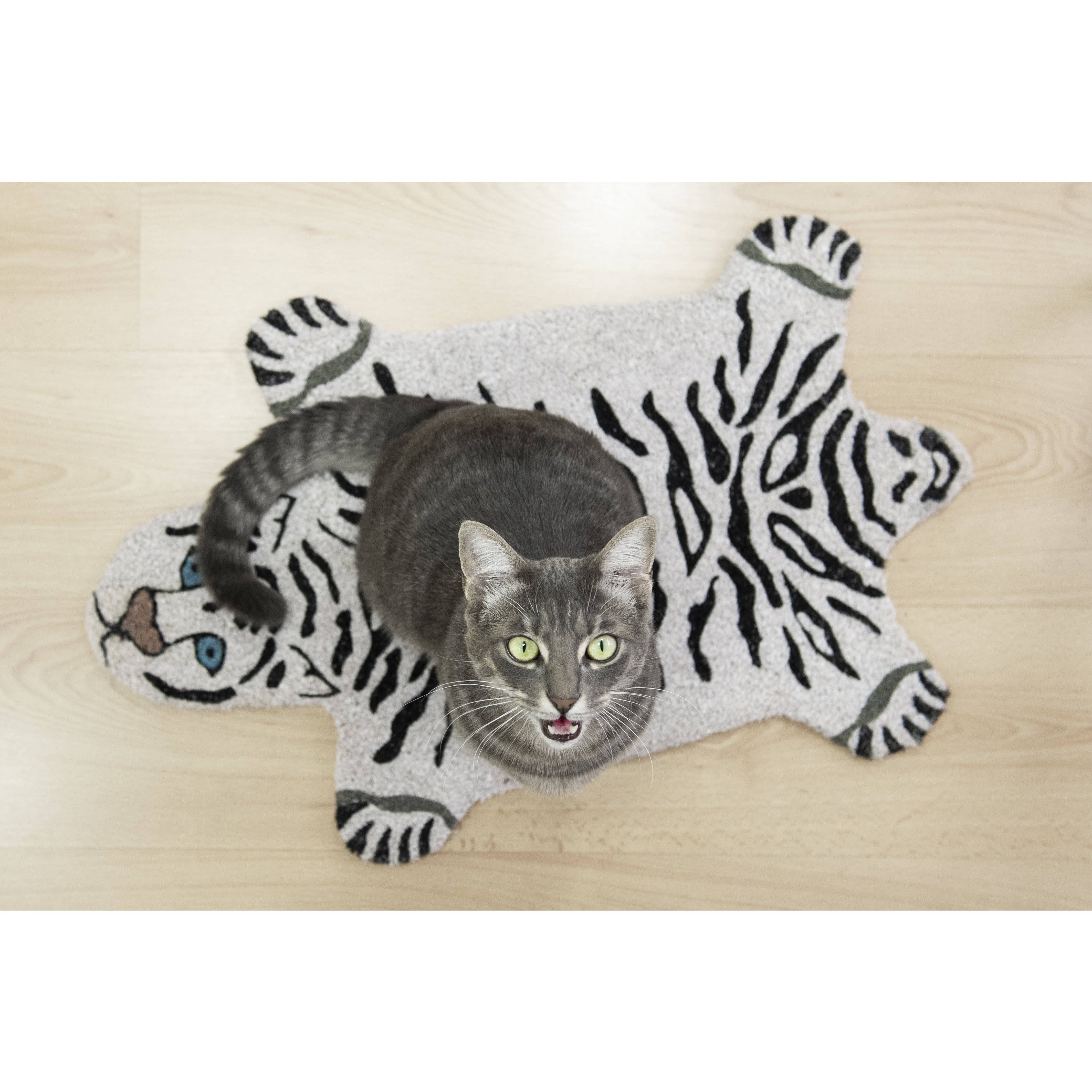 Fisura – wholesale Door mat – White Doormat 'Tiger'3