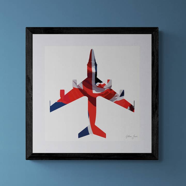 Impressão da bandeira da união de rebite RC-135W por atacado de Gillian Jones Designs