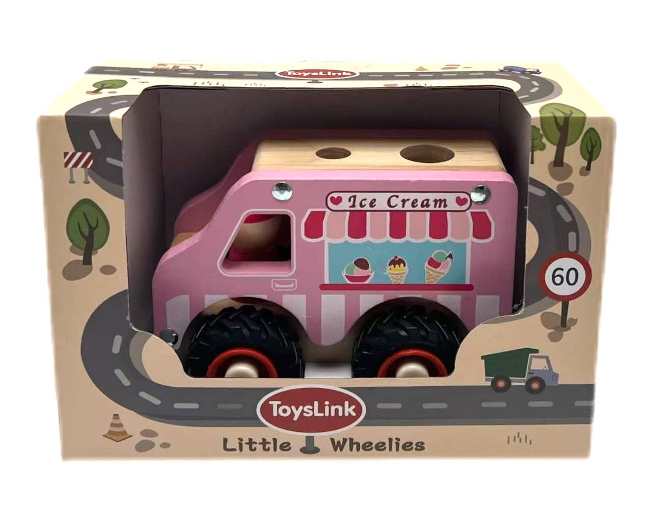 ToysLink – wholesale Toy car/truck – Child – Wooden Ice Cream Van9