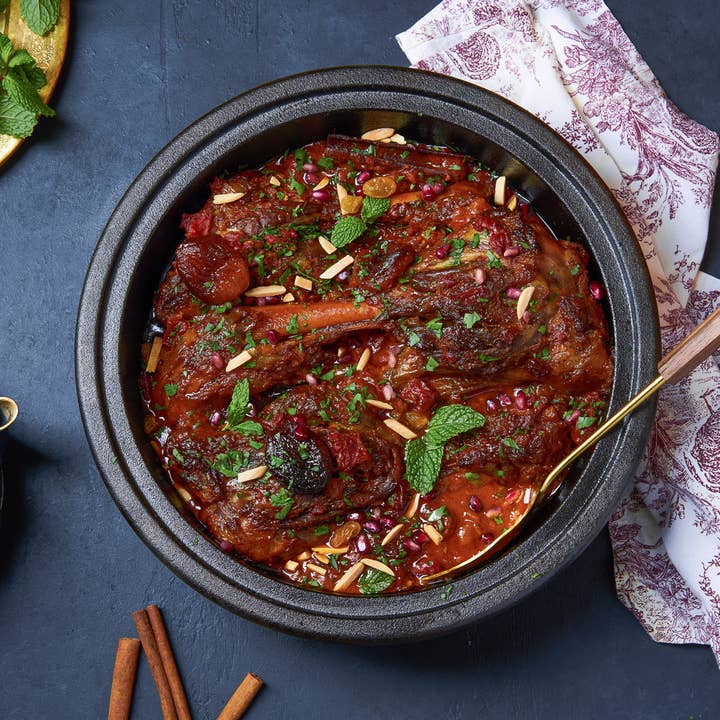 Kook - Wholesale Cooking Pot - Kook Moroccan Enameled Cast Iron Tagine, Blue, 3.3 Qt10