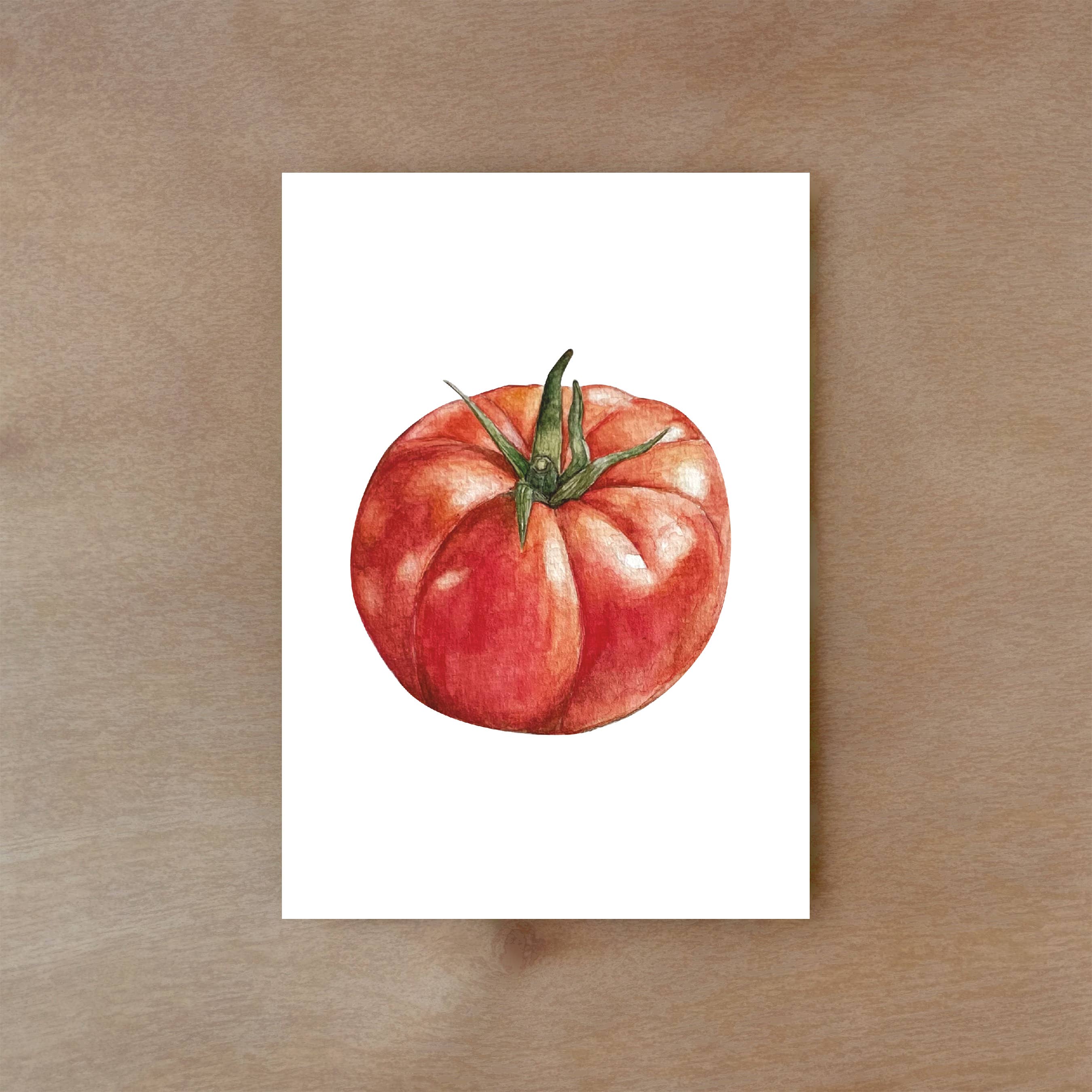 Rachael Bee Artwork - Wholesale Everyday Greeting Card - Heirloom Tomato Greeting Card1