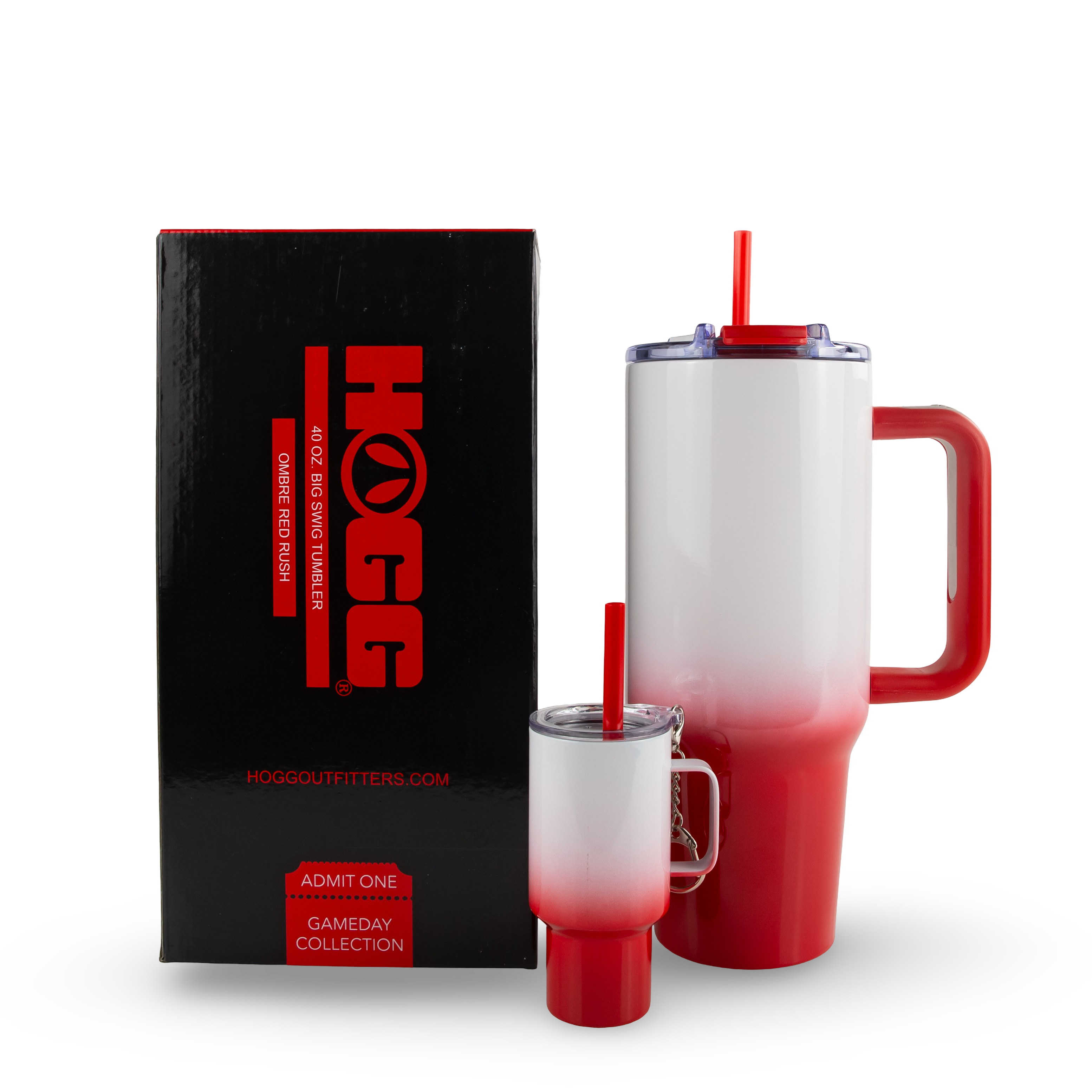 Hogg Outfitters - Vendita all'ingrosso Bicchiere/tazza termica - Set Sublimazione 40oz Big Swig Ombre con Mini Tumbler 4oz2
