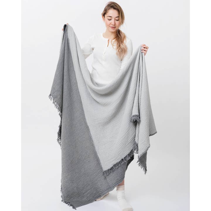 Woven Stories - Wholesale Throw Blanket - Cocoon Cotton Reversible Throw Blanket5