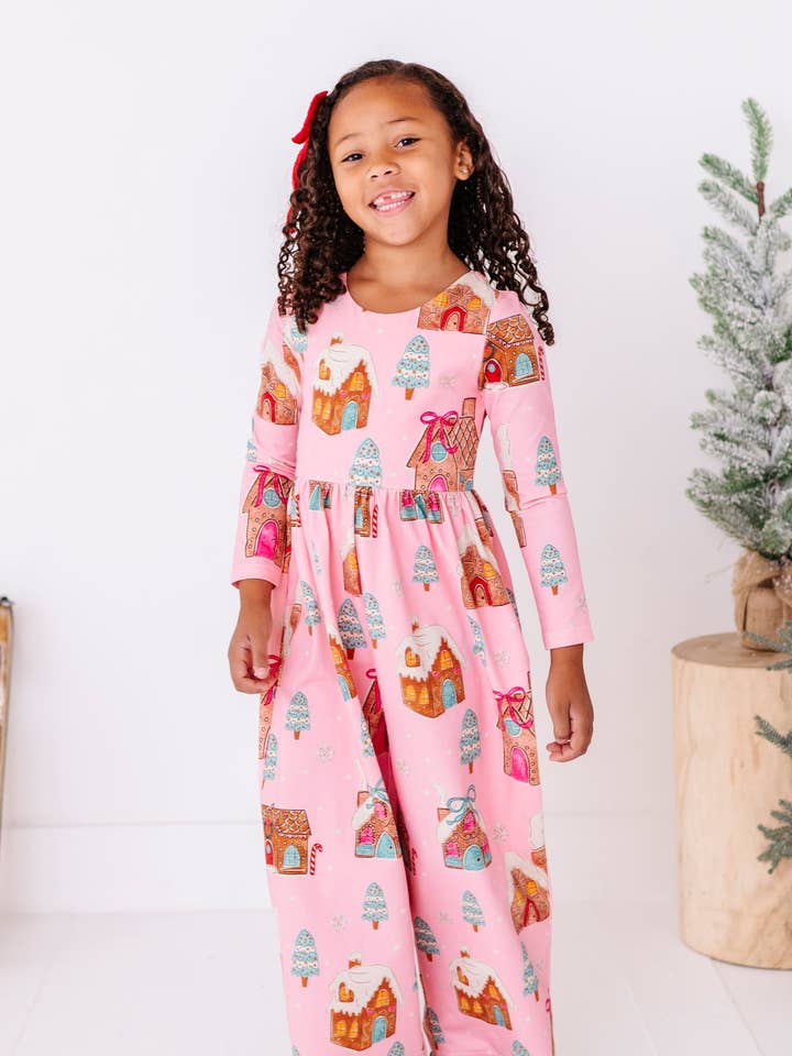 Made By Molly - Wholesale Jumpsuit - Kids - Gingerbread Village | ROMPER0