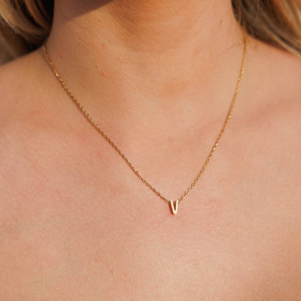 Silk oil of Morocco – Großhandel Kette mit Anhänger/Charm – Initiale Halskette | Amici by Ella22