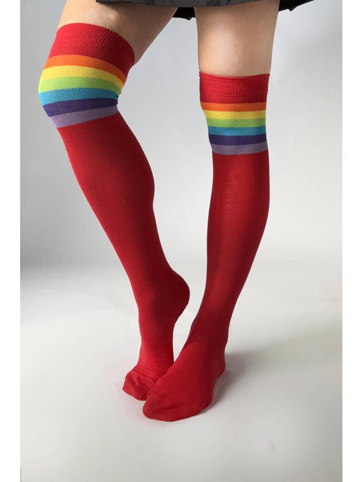 Pamela Mann - Wholesale Socks - Women's - Referee Over The Knee Socks1