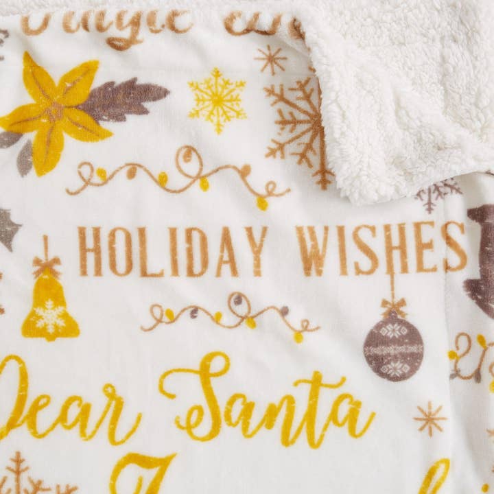 BH Collective - Wholesale Throw Blanket - Throw Blanket - Holiday Printed Sherpa - Esmay Collection68
