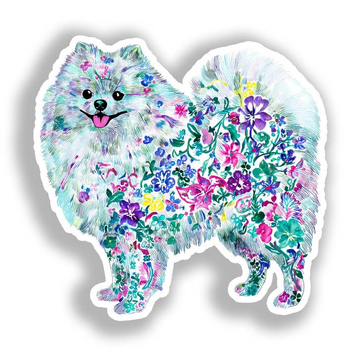 Yoonek Graphics - Vendita all'ingrosso Adesivo - Adesivo per auto cane Pomerania # A0175000