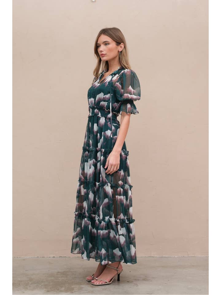 COMBO VERT Robe Épanouissement de Jardin - RD1022 en vente sur Faire2