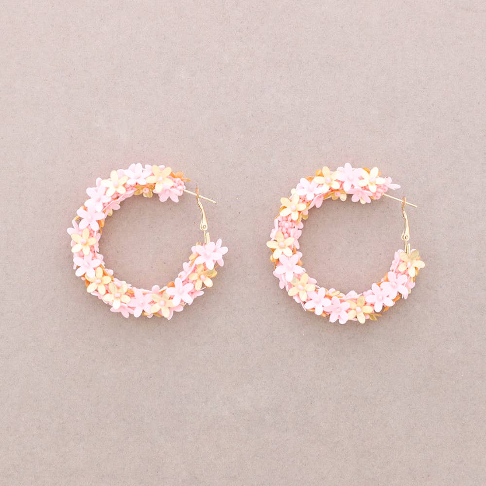 Sonata - Vendita all'ingrosso Orecchini a cerchio - Orecchini a cerchio con paillettes3