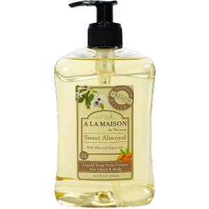 A La Maison - Wholesale Hand Soap/Wash - A La Maison Sweet Almond Liquid Soap 16.9 fl oz.