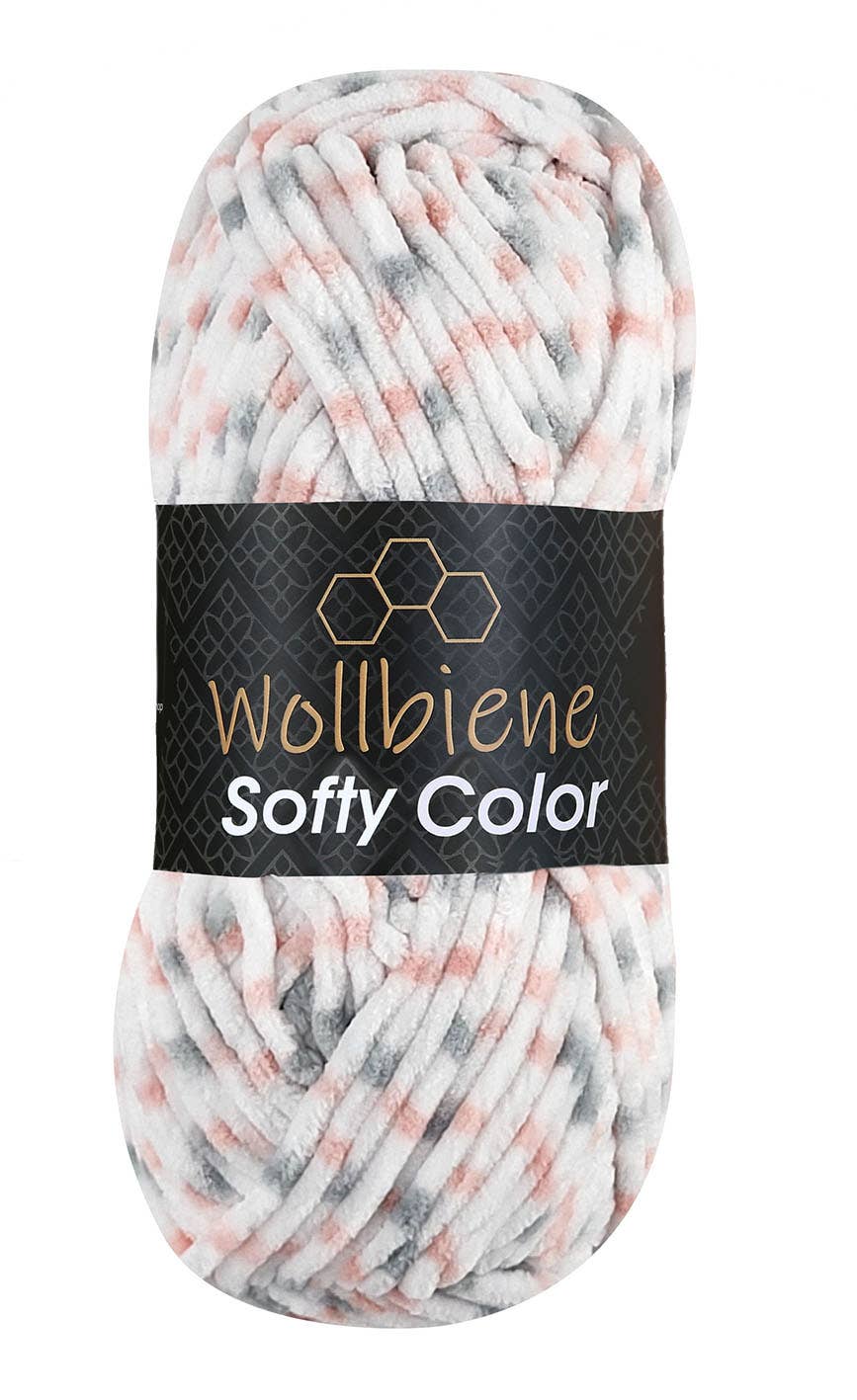 Wollbiene – Fio por atacado – Lã Chenille Softy Color 100 g para Tricô e Artesanato DIY11