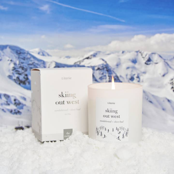 Literie - Wholesale Jar/Filled Candle - Skiing Out West