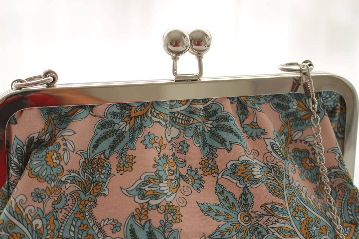 Sabrina Trefle - Wholesale Messenger Bag - Women's - Emma retro blue cashmere bag1