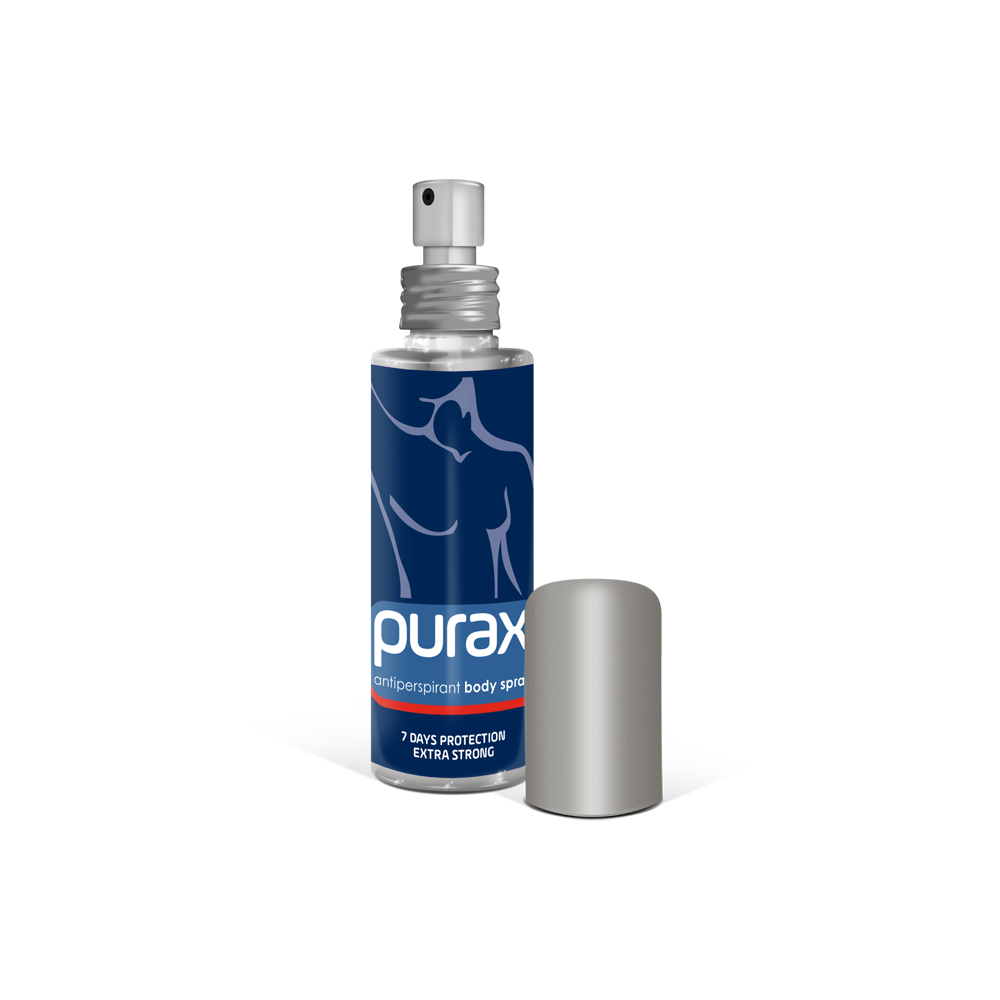 PURAX - Venta al por mayor Desodorante - Unisex - Spray corporal antitranspirante Purax 50ml1