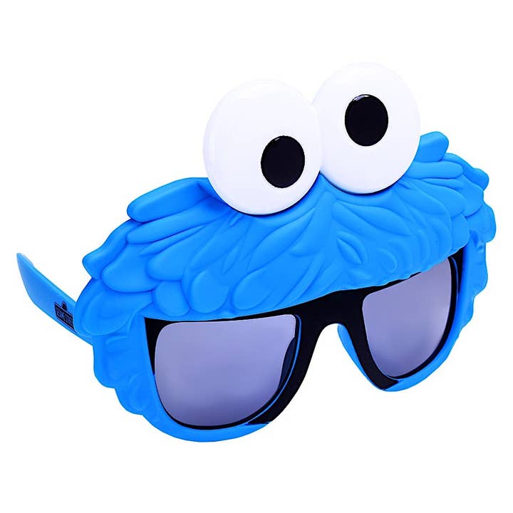 H2W dba Sun-Staches - Wholesale Sunglasses - Kids - Officially Licensed Sesame Cookie Monster Sun-Staches