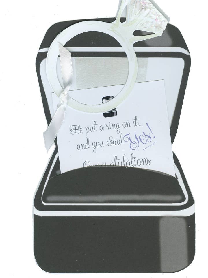 Greeting Cards (GDie Cut Invitations -AW1030W) for wholesale by Stevie Streck Designs