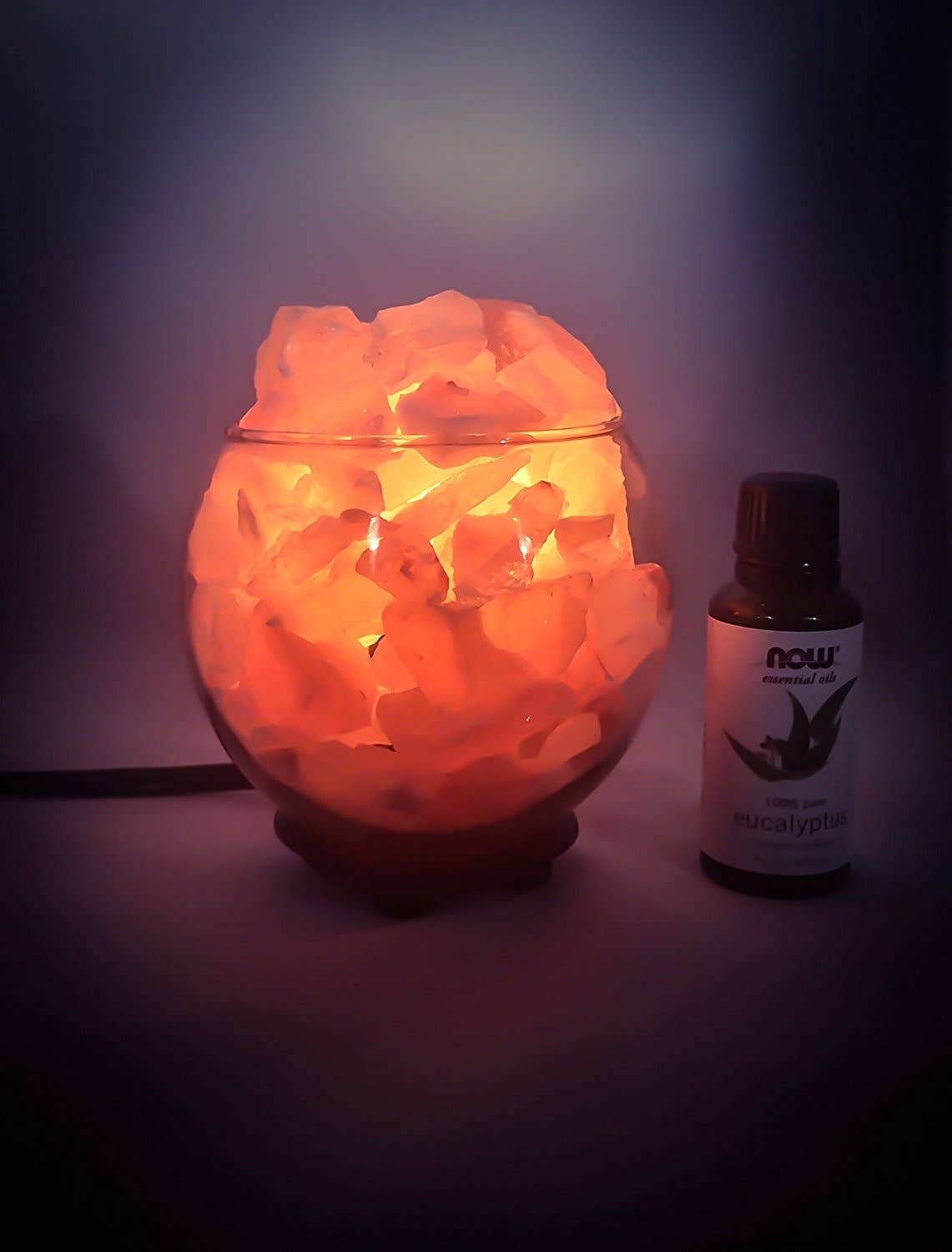 Himalayan CrystalLitez & EssentialLitez - Wholesale Salt Lamp - Sphere Aromatherapy Salt Lamp  With UL Listed  Dimmer Cord4