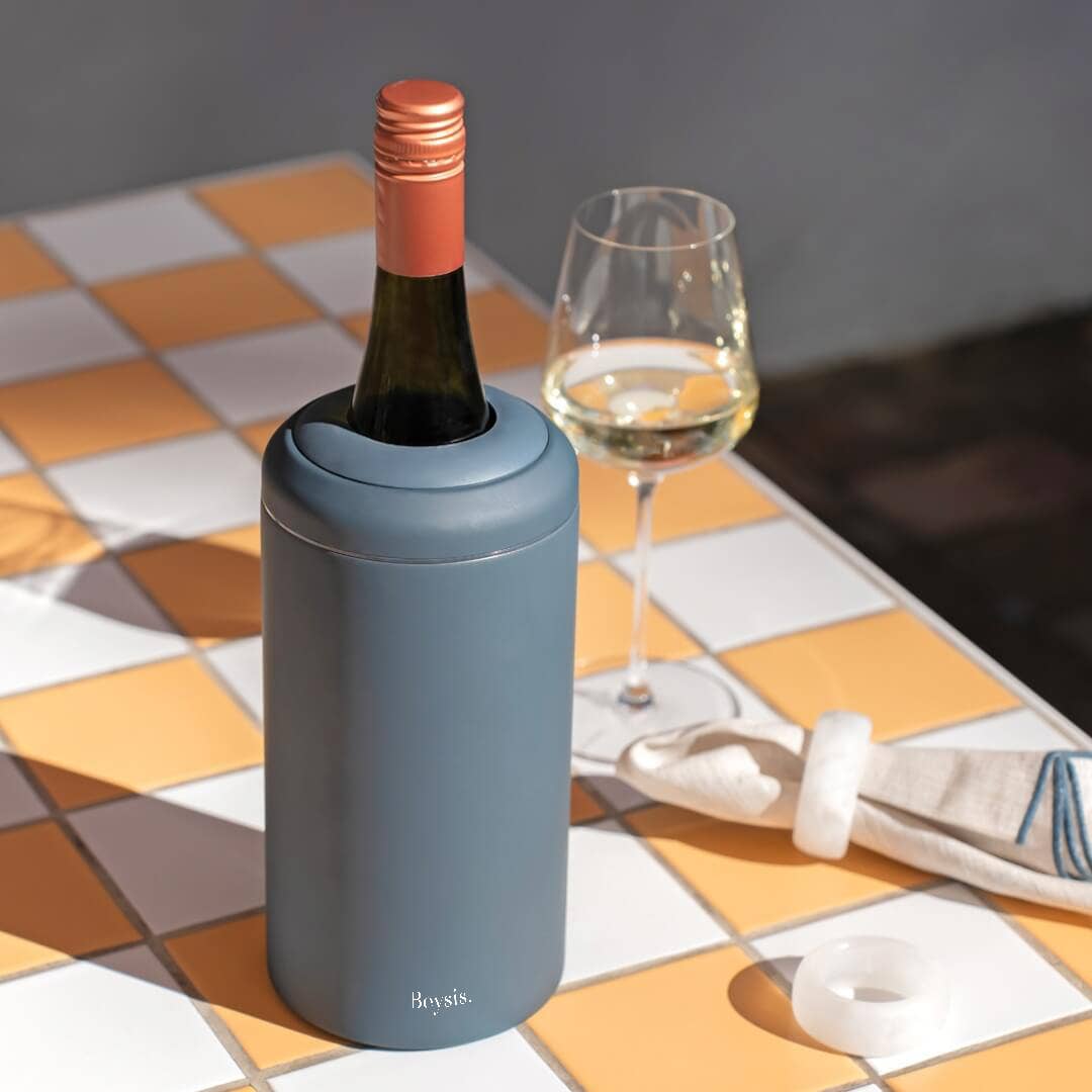 Beysis - Wholesale Wijnemmer - Beysis wijnkoeler van dubbelwandig roestvrij staal voor 750 ml flessen10