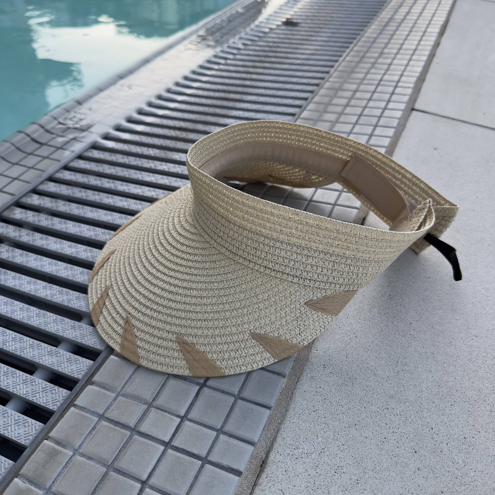 Queens INC – wholesale Visor – Women's – Sunset Sport Visor 🌞 Adjustable Straw Visor9