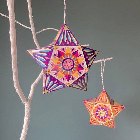 Folk Stars DIY Paper Decorations for wholesale by Love Poppet