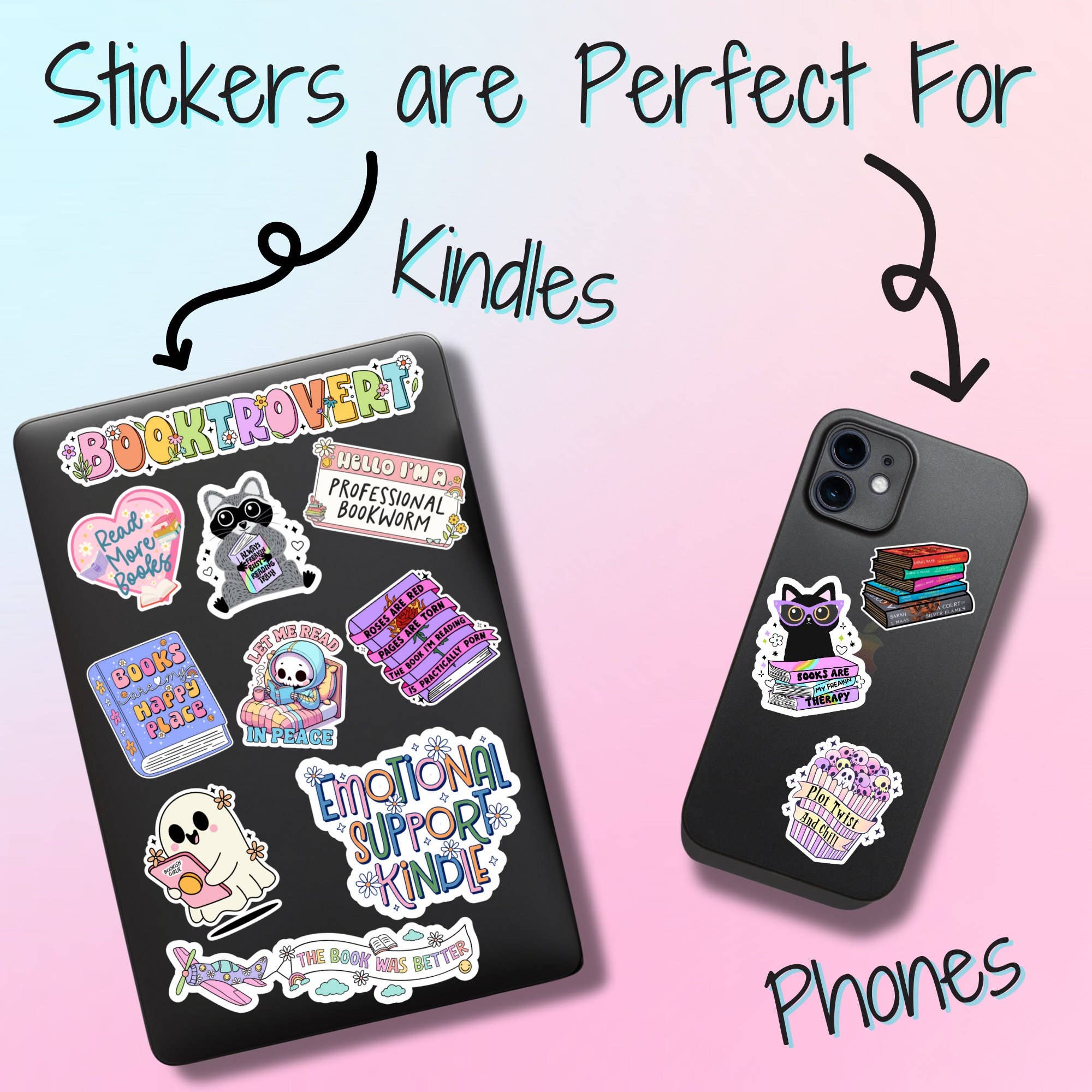 Briteify - Wholesale Sticker - Mental Health Sticker for Kindles, Laptops, Book Lovers1