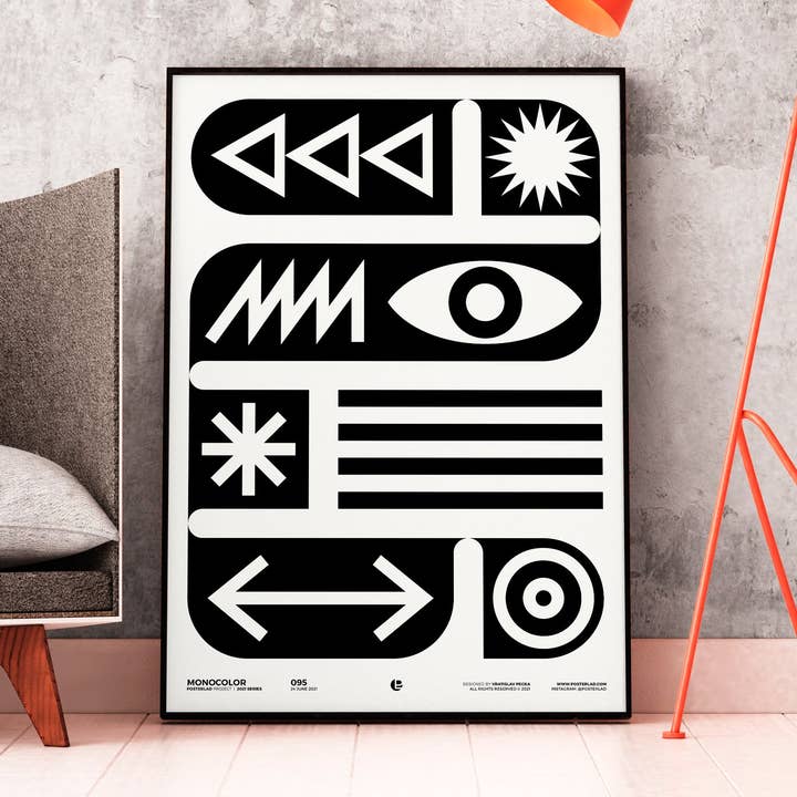 Monocolor por atacado de PosterLad