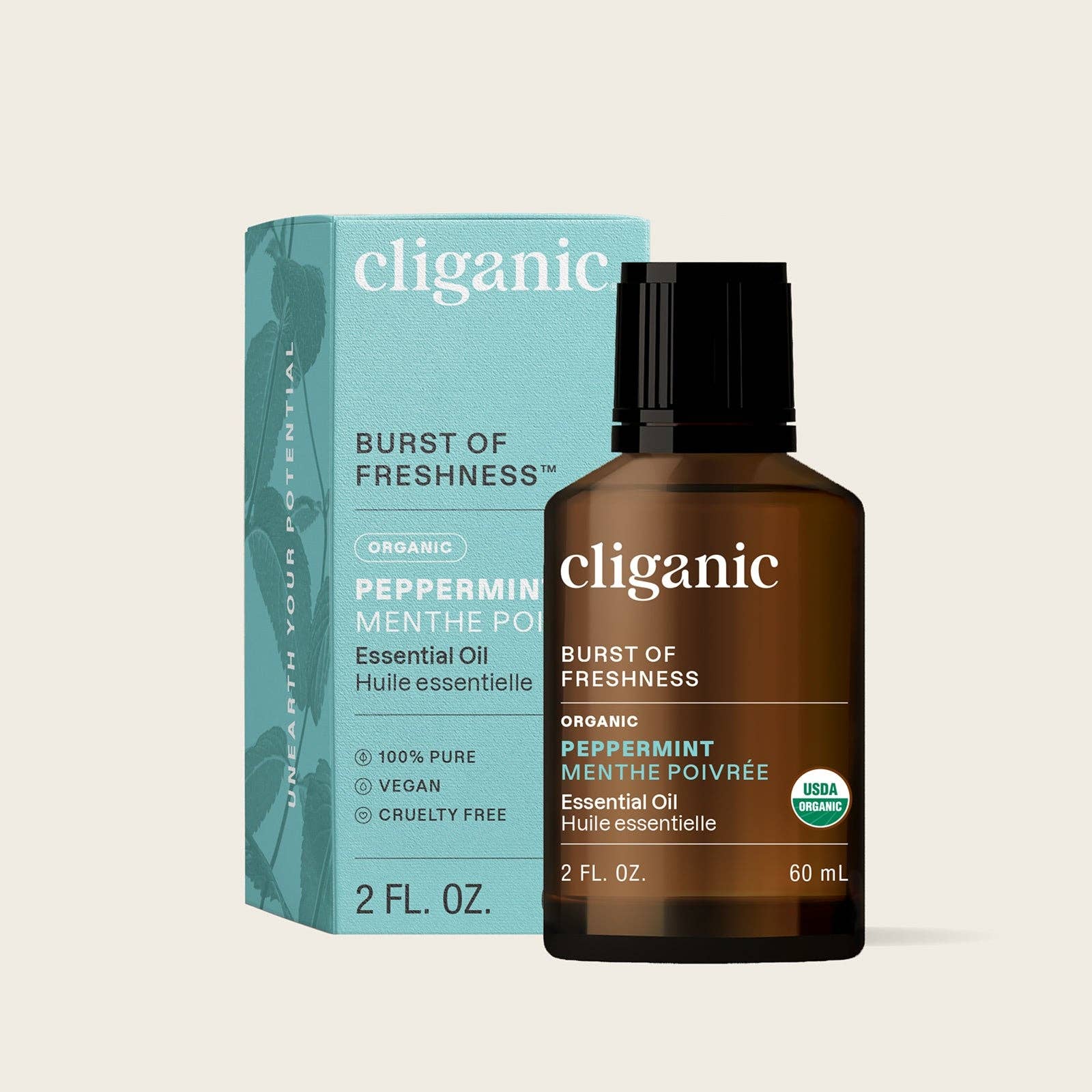 Cliganic - Wholesale Essential Oil - Organic Peppermint Essential Oil7