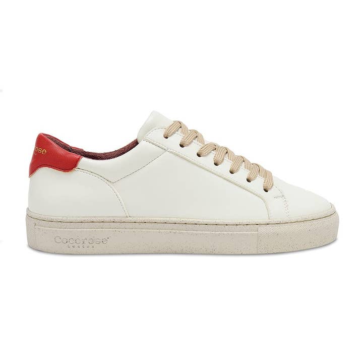 Vegan Kew - White Cactus - Rojo Red Tab for wholesale by Cocorose London