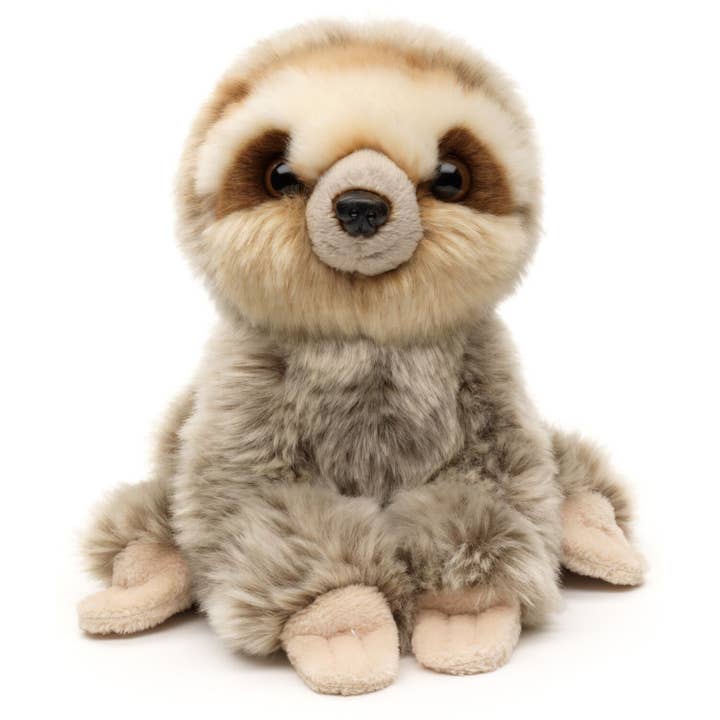 Uni Toys - Wholesale Stuffed/Plush Toy - Kids & Baby - Sloth sitting - 18 cm (height) - cuddly/plush toy