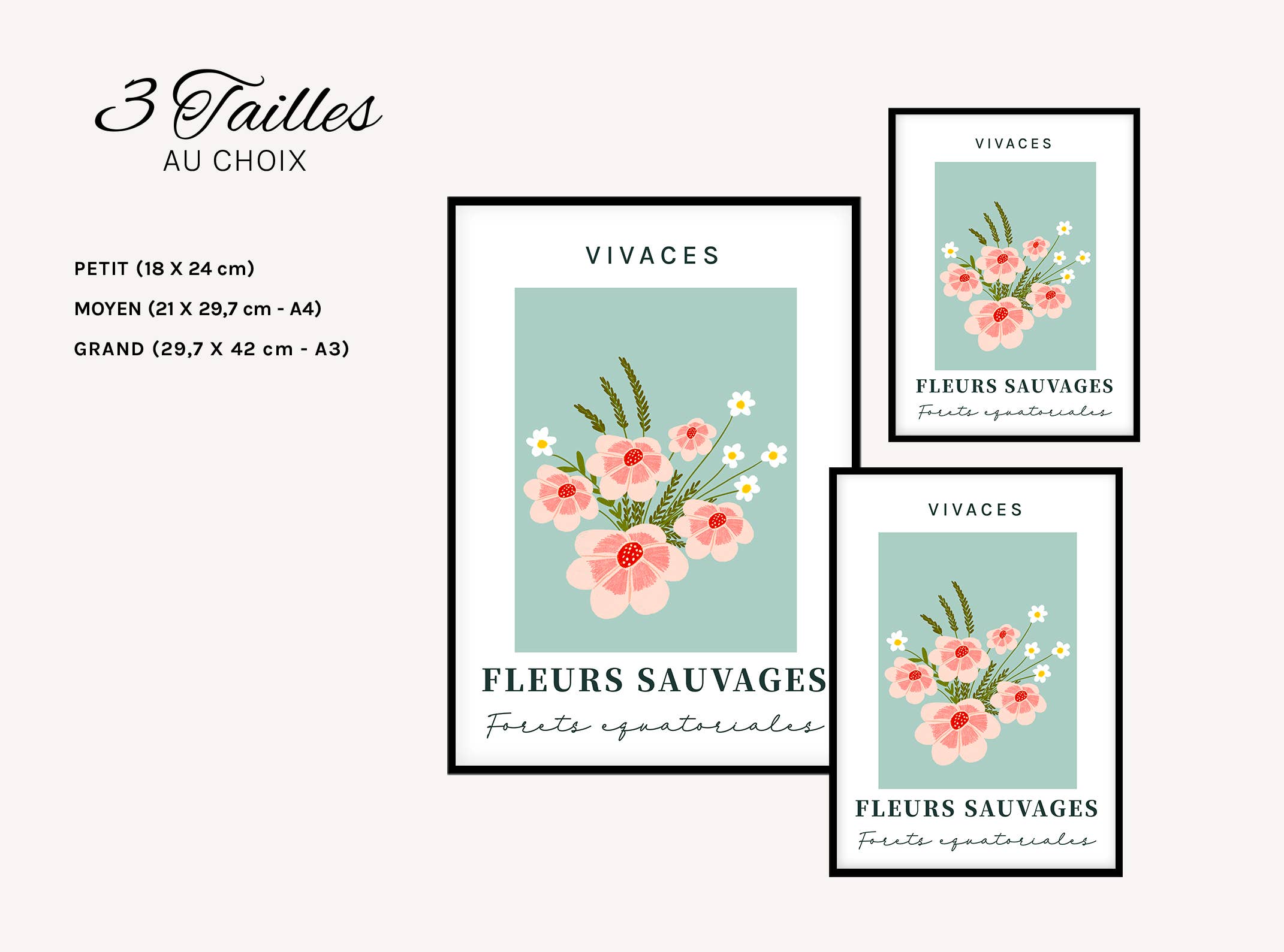 Graphijoy - Wholesale Poster - Wild flowers floral poster4