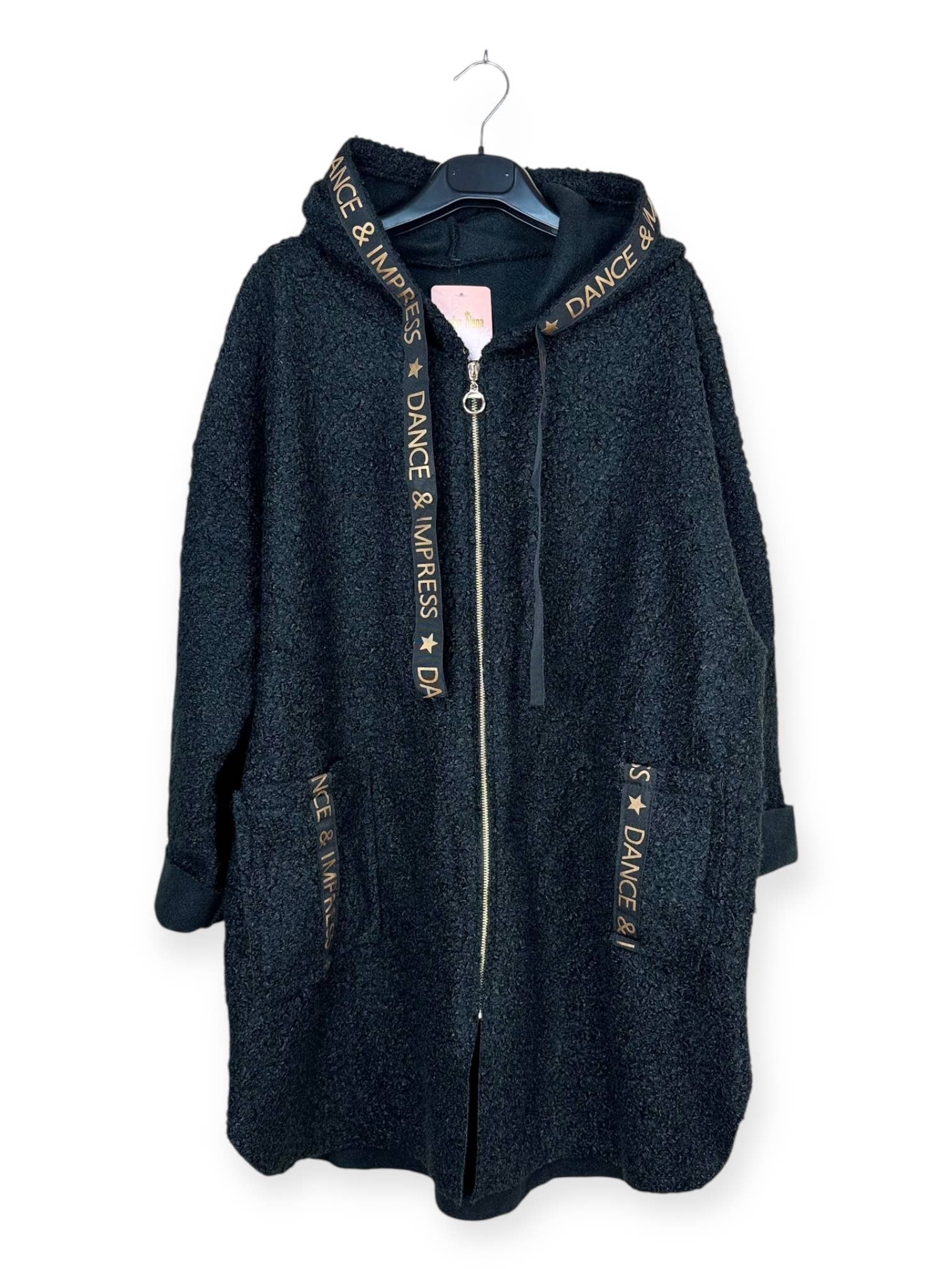 Lucky Nana - Wholesale Coat - Women's - AH 22173 - Boucle Fabric Coat28