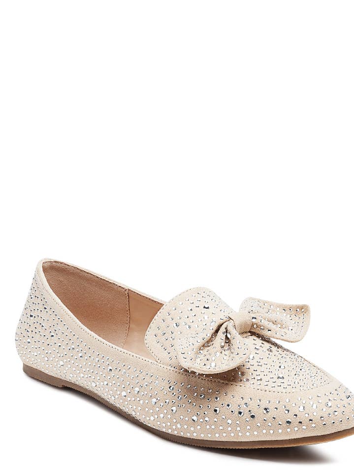 MOCASSINS DÉCONTRACTÉS À NŒUD LONDON RAG DEWDROPS pour la vente par Rag Company