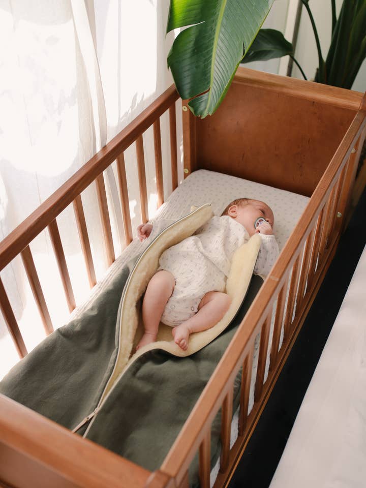 Babyly - Vente Gigoteuse – bébé - Gigoteuse bébé naturelle en laine - Taille S/M - Laine de mouton9