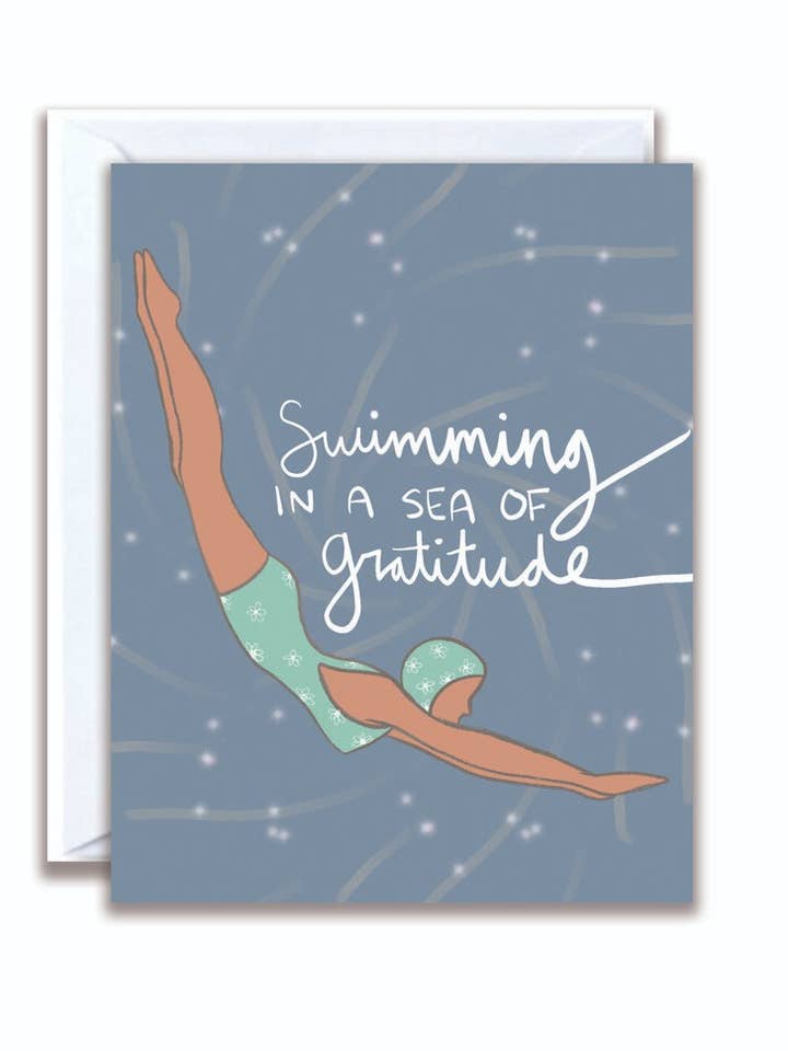 Sea Of Gratidão, cartão de agradecimento por atacado de Flo and Syd