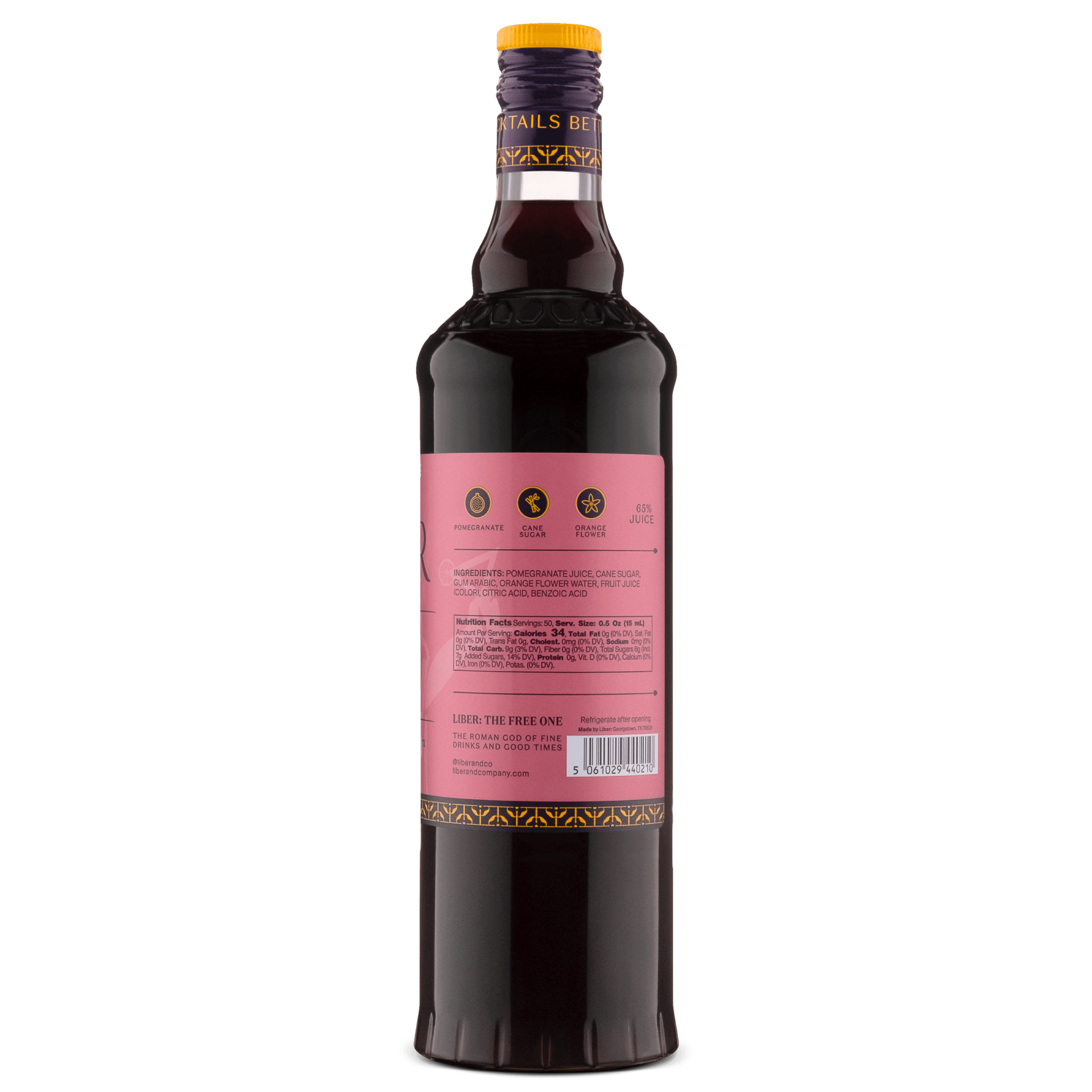 Liber & Co. - Wholesale Cocktail Mix/Syrup - Real Grenadine2