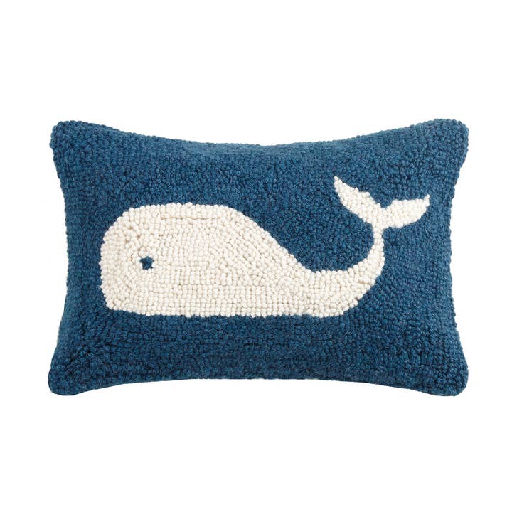 Whale Hook sierkussen van 100% wol voor wholesale door Peking Handicraft