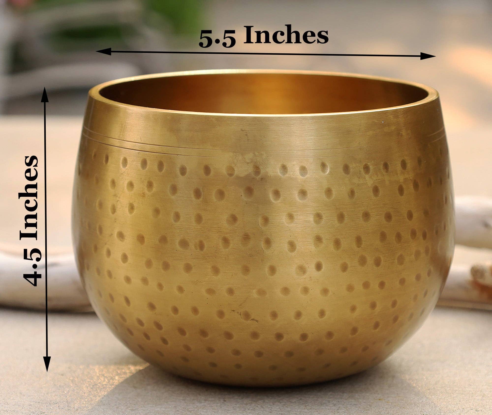 Lungta Imports - Wholesale Meditation Supplies - Tibetan 5.5" Pro Deep Meditation Singing Bowl Complete Set ~ Yoga, Mindfulness, Spiritual & Chakra Healing ~8