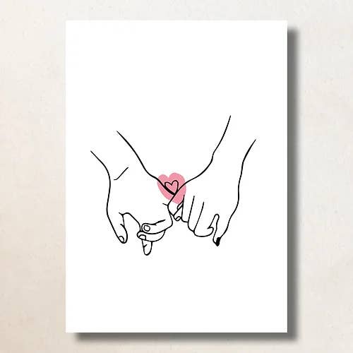 Pinky/A6/Carta per la vendita all'ingrosso da parte di Bijzondere Kaartjes