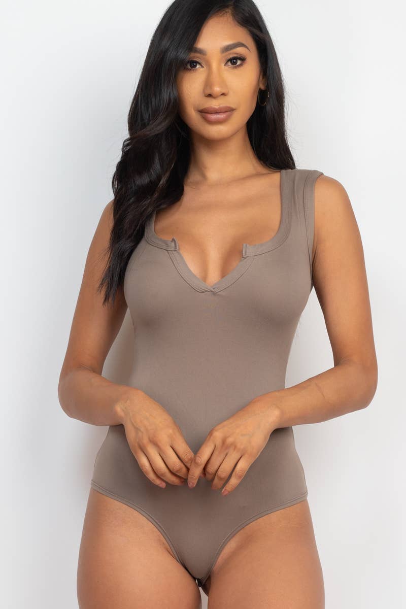 CAPELLA APPAREL - Vente Body – femme - Body sans manches avec fente avant10