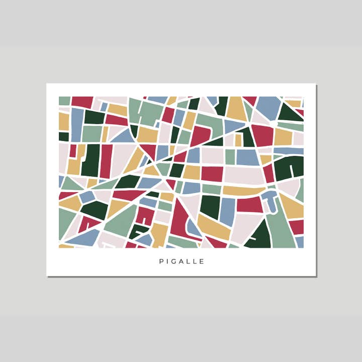 Faraway Places Paper - Wholesale Postcard Set - Paris Neighborhood Print Postcards - Set of 141