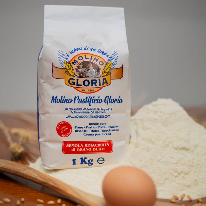 REMILLED SEMOLINA 1kg for wholesale by Molino Pastificio Gloria