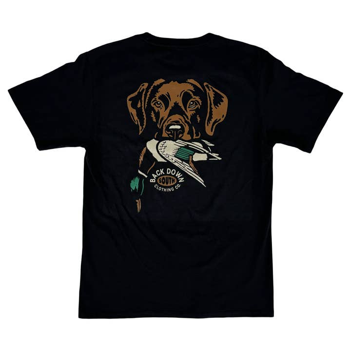 Retriever - Black SS for wholesale by Back Down South Clothing