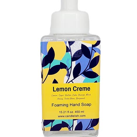 Lemon Creme Foaming Hand Soap for wholesale by Candlelish