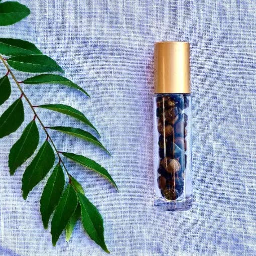 Us and The Earth – wholesale Essential oil – Crystal Essential Oil Roller Bottle with Gemstones3