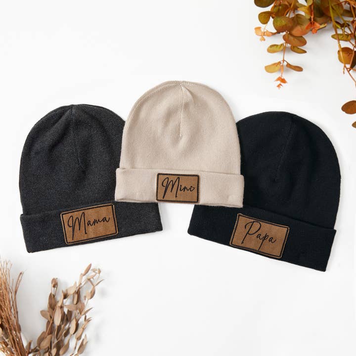 Family Matching Solid Color Knit Cap Beanie for wholesale by PatPat