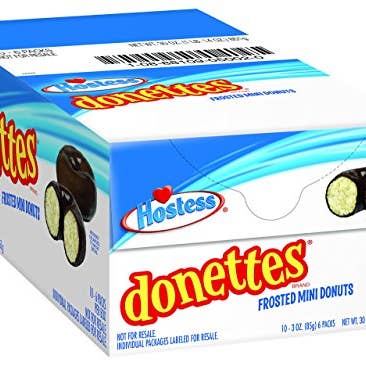 Shop The King - Wholesale Cookie - Hostess Donettes Mini Donuts, Frosted, 3 Ounce, 10 Count