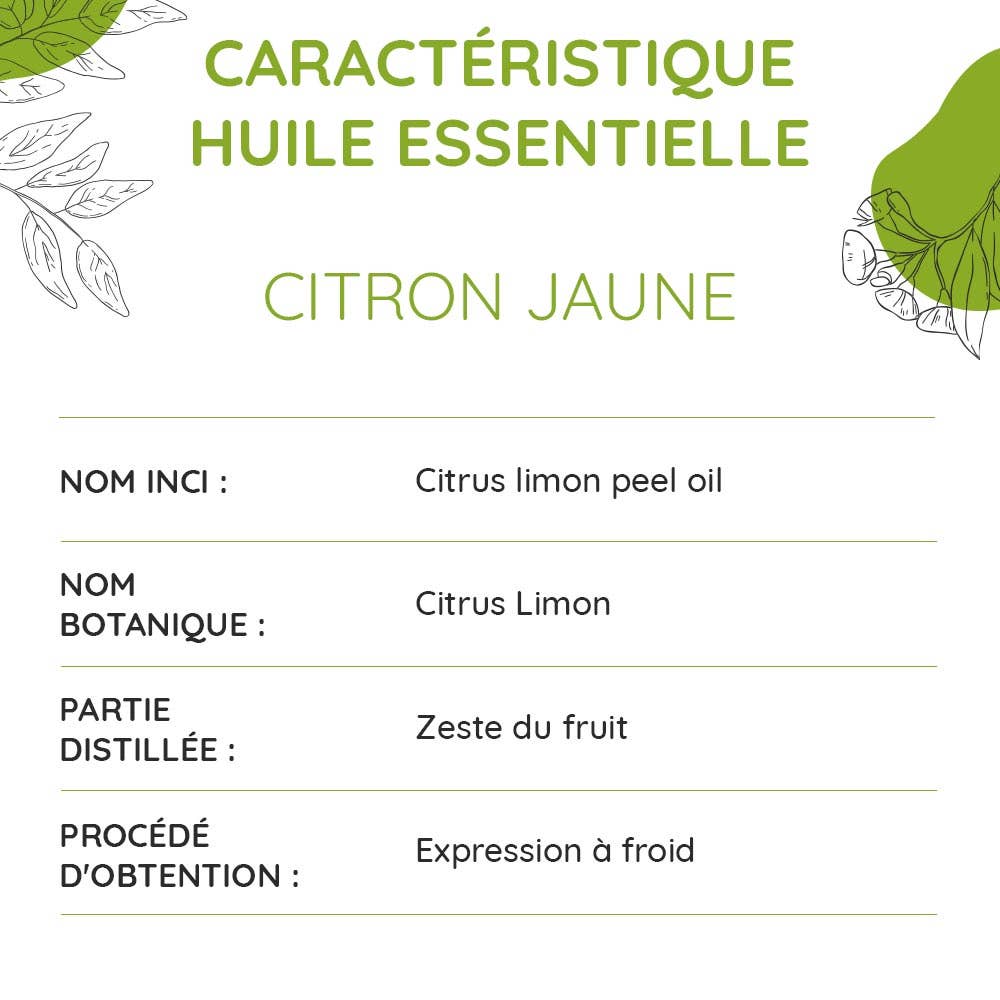 Propos'Nature - Wholesale Essential Oil - Organic Lemon Essential Oil 10ml5