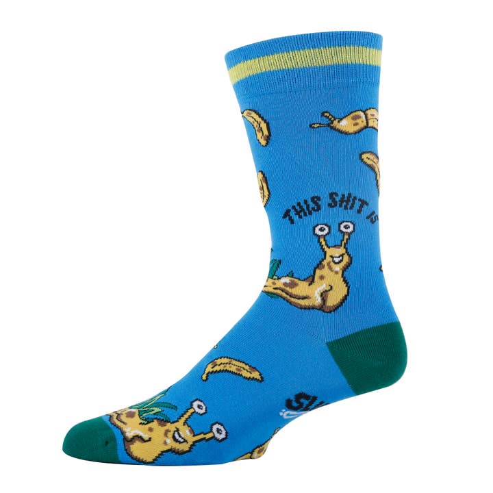 Oooh Yeah/Sock It Up/Oooh Geez Slippers - Wholesale Socks - Men's - Slug Life | Men's Funny Cotton Crew Socks1