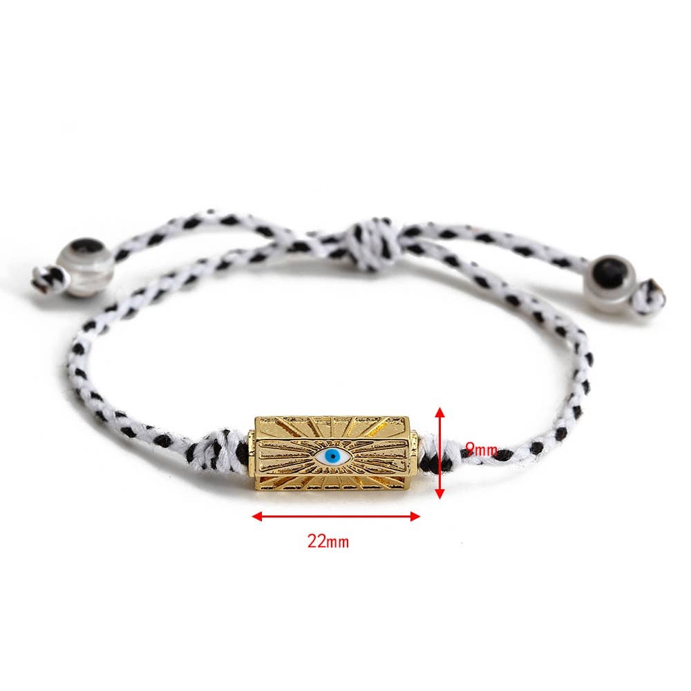 HoopLa – wholesale Charm/dangle bracelet – Friendship Bracelet- Enamel Steel, Cord, Slider fit3
